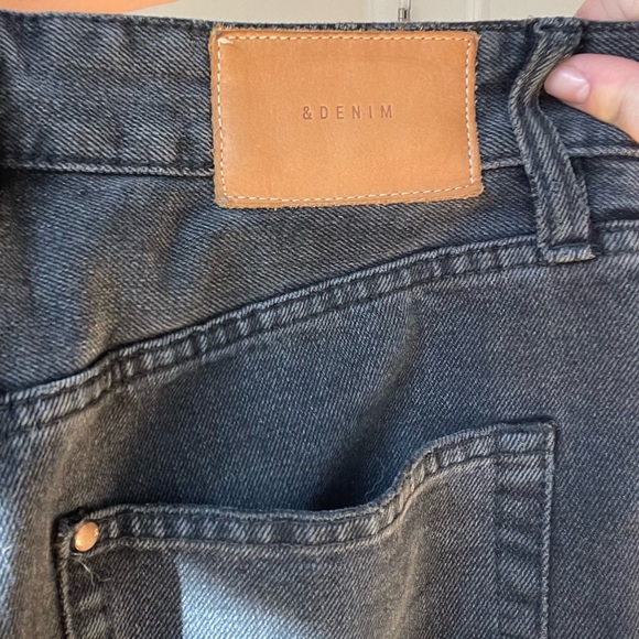 H&M High Waist Straight Leg Denim - Picture 8 of 9